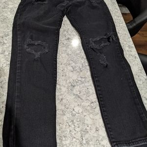 Rue21 skinny jeans, black 32/30